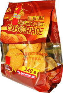 овсяное печенье на фруктозе